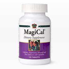 Кальций меджик (MagiCal) Сбалансированный источник необходимых минералов, особенно кальция, полученного из природных морских отложений. Кальций является основным компонентом костного скелета, осуществляет структурную функцию в организме. Ионы кальция играют роль регуляторов ферментативных процессов, двигательной активности клеток, секреции гормонов и других жизненно важных функций.