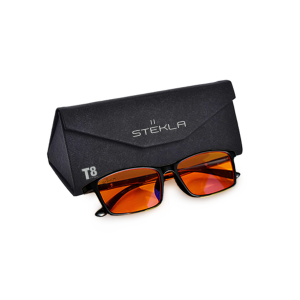 STЁKLA с оранжевыми линзами (96%) Очки Т8 STЁKLA — биохакерские очки для ежедневной поддержки правильного ритма «сон-бодрствование», способствующего выработке мелатонина и поддержанию митохондриального здоровья каждой клетки организма. 