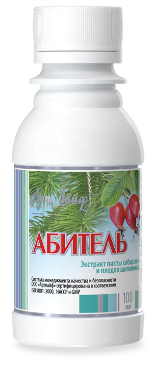 БАД Абитэль - экстракт пихты сибирской от компании Арт Лайф Специалисты компании APTЛАЙФ разработали новый продукт АБИТЭЛЬ на основе экстракта лапки пихты сибирской и плодов шиповника из экологически чистых районов Западной Сибири, который показан при многих заболеваниях.