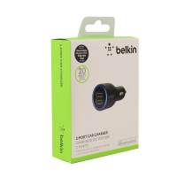 Автомобильное зарядное устройство Belkin 2 port 20 watt 