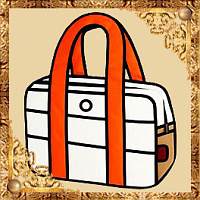 Мультяшная сумка Hola Оранжево-Белая