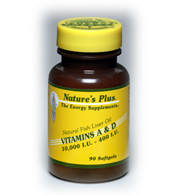 VITAMINS A &amp; D SOFTGELS 10.000 IU/400 IU Витамины А и Д (способствуeт улучшению зрительных функций, улучшаeт адаптацию зрения к темноте, активизирует естественные защитные силы организма).