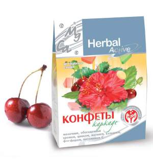 БАД Конфеты каркаде со вкусом вишни от компании Арт Лайф  Низкокалорийные конфеты «Каркаде» идеально дополнят рацион людей, ведущих здоровый образ жизни и контролирующих массу тела.