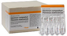 Препарат Убихинон композитум (фирма Хеель) Стимулятор метаболических и ферментных процессов при нарушениях клеточного дыхания.