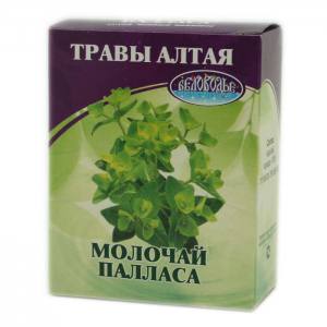 Беловодье Молочай палласа мужик-корень 10г В народной медицине Молочай Палласа (мужик-корень) применяют при глистных инвазиях, заболеваниях почек, запорах, злокачественных опухолях желудка...