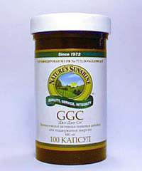 Джи Джи Си (GGC) 100 капс. (продукция компании NSP (НСП)) Дает прекрасные результаты при лечении нервной и сердечно-сосудистой систем. Благотворно влияет на иммунную систему организма.