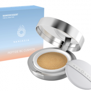 NANODESSERT PEPTIDE ВС CUSHION (NEW!) BC КРЕМ-КУШОН С ПЕПТИДАМИ SPF +50 (15г), Nanoasia (Наноазия) Защита от УФ 50. ВС легче ВВ крема, невесомый и совместимый с любым цветом кожи под нагревом.Один крем ВС решает все задачи дневного ухода и делает вашу кожу молодой и упругой день за днем.ВС освежает цвет лица, сужает поры, лицо выглядит отдохнувшим и свежим. Кожа как будто светится изнутри от обилия уходовых компонентов. Незаметен на коже.ВС – фильтр для создания идеальной сияющей кожи. К вечеру лифтинг эффект более ощутим, т.к. средство работает под кожей целый день.