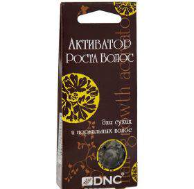 Активатор роста волос &quot;DNC&quot;, для сухих и нормальных волос, 3х15 мл Активатор роста волос "DNC" содержит репейное масло, способствующее

росту волос, а также касторовое масло, оказывающее смягчающее действие

на кожу головы, и укрепляющее корни волос.