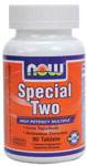 Спешиал Ту / Special Two • 90 таблеток (Продукция компании Парадигма (Paradigma)) Сбалансированный комплекс витаминов, хелатированных минералов, трав и аминокислот. При производстве витаминного комлекса БиоСпектрум использована технология «селективной доставки» (таймд рилиз), которая позволяет осуществить индивидуальное усвоение компонентов в различных разделах тонкого кишечника.
Не является лекарственным средством