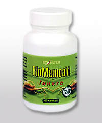 Гинкго Билоба (БиоМемоЭйд) / экстракт • 60 капсул (Продукция компании Парадигма (Paradigma)) Улучшает циркуляцию крови в сосудах, концентрацию внимания, укрепляет память. При головокружениях, головных болях, варикозном расширении вен. Профилактика и реабилитация ишемических инсультов.