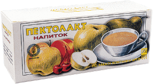 Пектолакт, пакетики с сухой смесью, 50 г Лечение заболеваний желудочно­-кишечного тракта, прежде всего хронических заболеваний кишечника, сопровождающихся дисбактериозом, хроническими запорами; заболеваний печени, желчевыводящих путей и почек