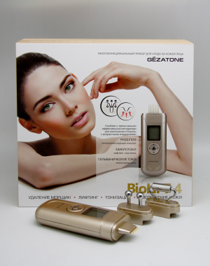 Массажер для лица "Омоложение кожи" 3-в-1 Beauty Iris m708, Gezatone Безоперационная подтяжка и тонизация кожи лица в домашних условиях.