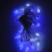 Светодиодная гирлянда LED Цветы 40 лампочек