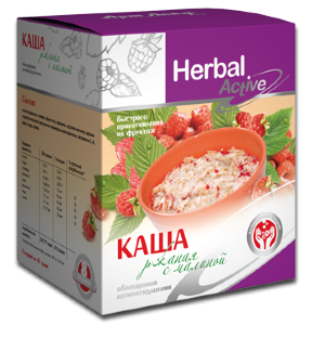 Каша ржаная со вкусом малины с кусочками ягод, обогащенная витаминами и минералами от компании Арт Лайф Пищевая, биологическая и энергетическая ценность: белки, жиры, углеводы, витамины А, Д, Е, В1, В2, В3, В6, В12, фолиевая кислота, патентонат кальция, биотин, витамин С, кальций, фосфор, селен. 151,3 ккал/порц.