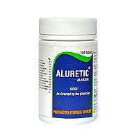 Aluretic Таблетки (Alarsin) 100 таб Травяной мочегонное (Регулирует устранение мочи & выделительной функции) для управления всеми состояний и заболеваний, где требуется надежное, бесперебойное и устойчивый диурез. Преимущества: начало диурез в течение одного часа администрирования первую дозу 1-2 вкладок. Это мочегонный эффект длится в течение 5-6 часов. надежное, бесперебойное, и устойчивый диурез. . Увеличивает выход мочи, не вызывая деформацию или негативное влияние на почки Улучшает функцию: почки, сердце, печень и легкие. Регулирует устранение мочи & выделительной функции. 