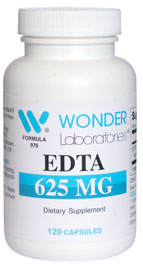 ЭДТА (этилендиаминтетрауксусная кислота) 625 мг / EDTA (ethylenediaminetetraacetic acid) • 120 капсул (Продукция компании Парадигма (Paradigma)) Выводит тяжёлые металлы, восстанавливает эластичность сосудов, улучшает реологические св-ва крови и снижает уровень холестерина.