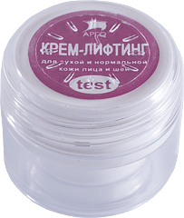 Крем-лифтинг SPF-4, тестер, 5 мл Крем подтягивает и увлажняет верхние слои эпидермиса, способствует сохранению влаги, пополняет запас жира в сухих участках кожи; гиалуроновая кислота создает упруговязкую пленку, удерживает воду, создает лифтинговый эффект; витамины оказывают регенерирующее, эпителизирующее, омолаживающее действие; липидный комплекс и растительные экстракты способствуют эластичности кожи; SPF-4 защищает кожу от УФА- и УФB-лучей.